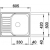 Zlewozmywak Blanco TIPO 45S mini stal dekor 516525